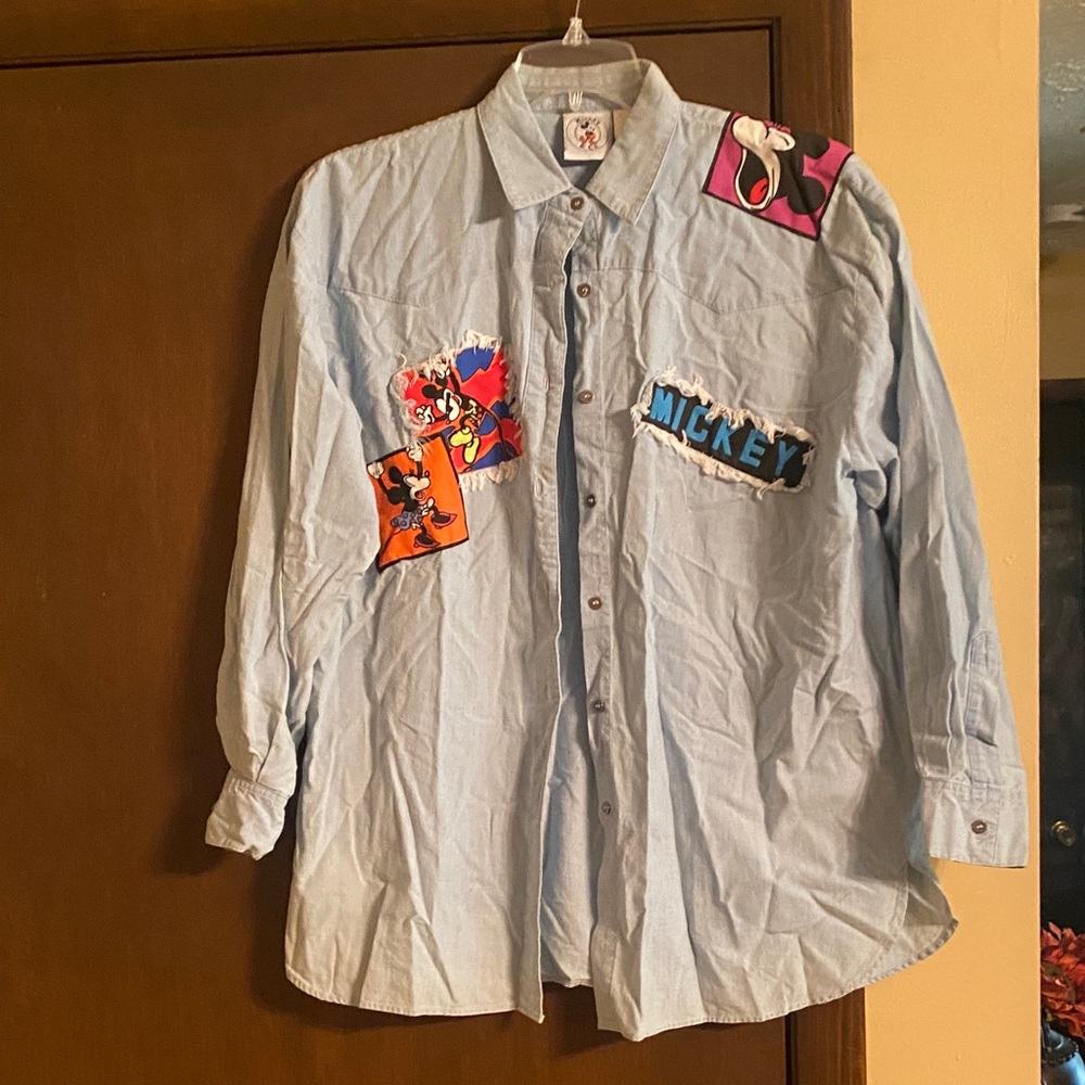 Mickey and Minnie Denim Shirt